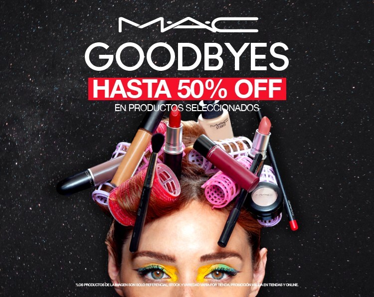 Goodbyes 50 porciento OFF, Mac Cosmetics